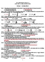 Tài liêu ôn tập học kỳ II môn Vật lí Lớp 12 - Năm học 2019-2020